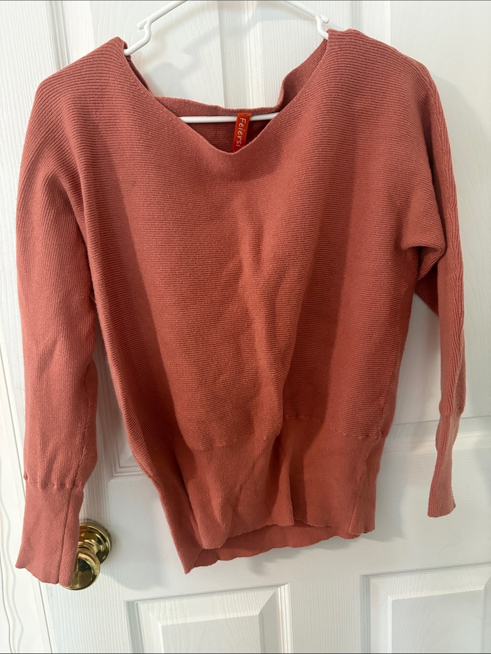 Felicias Women's Rosewood Scoop-Neck Knit Sweater